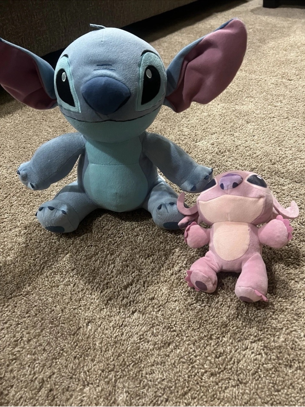 Disney Lilo & Stitch And Angel Plush Pair